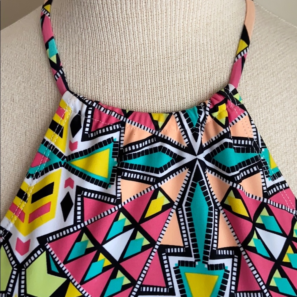 All For Color Printed Bikini Top - Picture 3 of 11